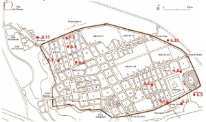 Collocazione in pianta degli edifici e/o luoghi che ospitano questi pannelli